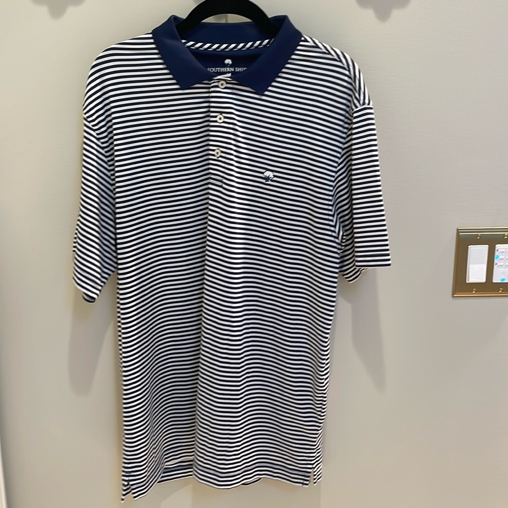 Southern Shirt strip polo shirt